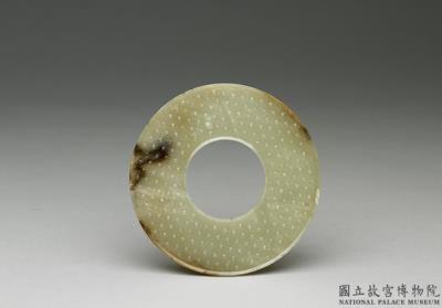 图片[2]-Bi disc with grain pattern, mid Warring States Period to early Western Han dynasty (c. 375 – 141 BCE)-China Archive
